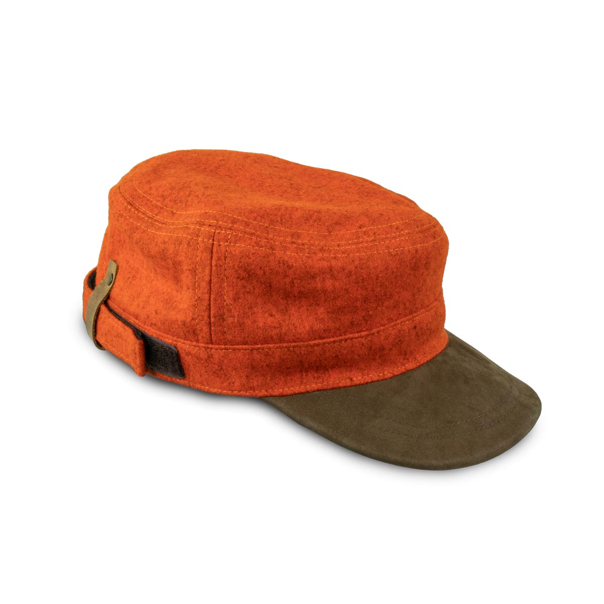 Loden Field Cap "Schirmling", Orange